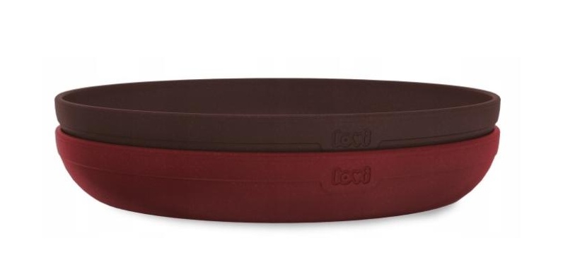 Lovi: Sada tanierikov Tamarillo (2ks, červená/hnedá)