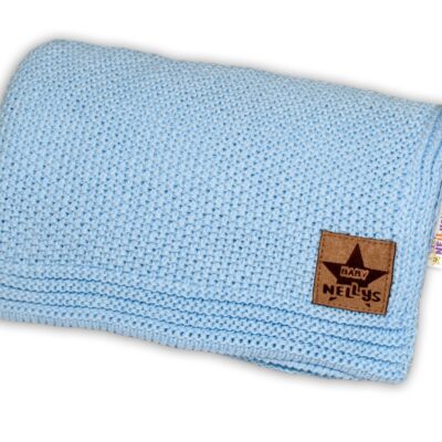 Luxusná deka BASIC 80x90cm (modrá)