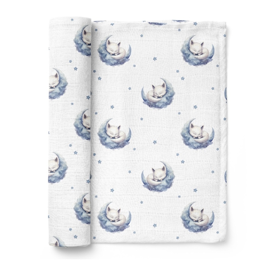 Luxusná osuška, plienka 110x110cm, bambusová, Lištičky