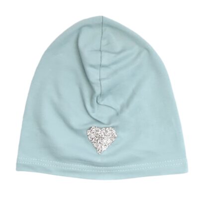 Mamatti Bavlnená čiapočka Nature - mätová, veł. 2-3 roky