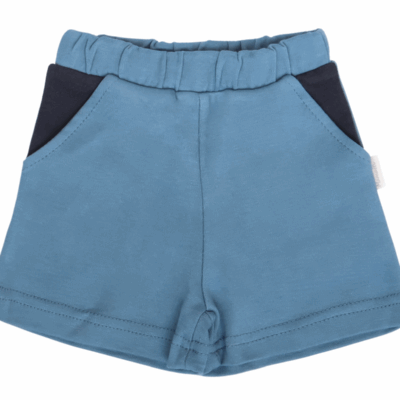 Mamatti Bavlnené kraťasky Vesmír - modré, veľ. 92