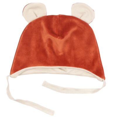 Mamatti Čiapočka na zaväzovanie Velvet, Baby Fox - hnedá