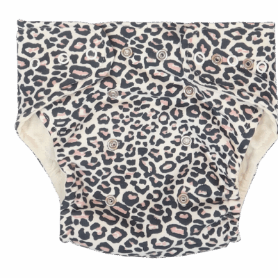 Mamatti Látková plienka EKO sada - nohavičky + 2 x plienka, Gepardík, veľ. 3 - 8 kg,