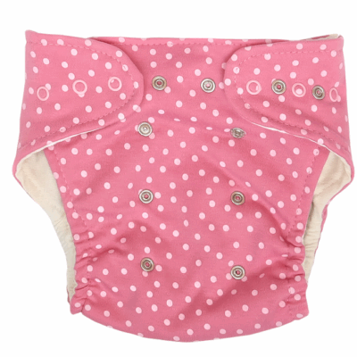 Mamatti Látková plienka EKO sada - nohavičky + 2 x plienka, Princezna Bodka, vel. 5-14 kg