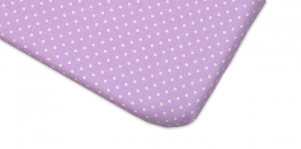 Mamo Tato: Bavlnené prestieradlo (fialové bodky)