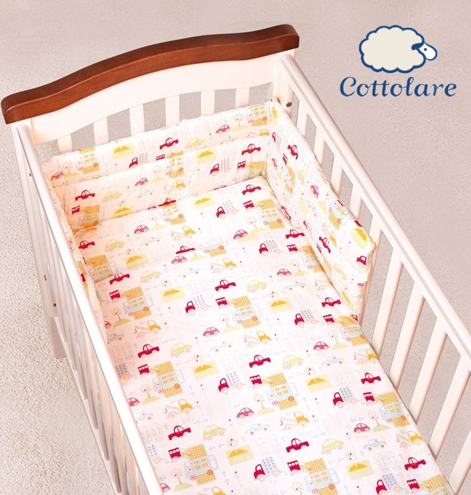Cottolare: Mantinel s obliečkami - Autíčka (farebné)