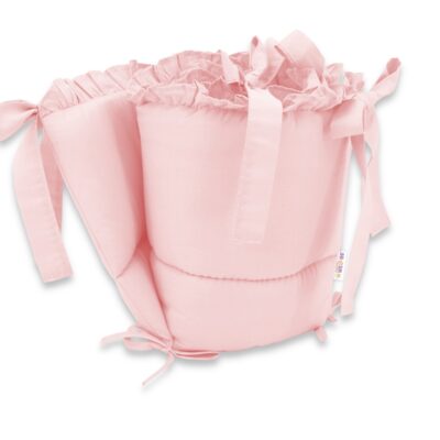 Mantinel s volánikom Royal 120x60cm (ružový)