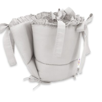 Mantinel s volánikom Royal 120x60cm (sivý)