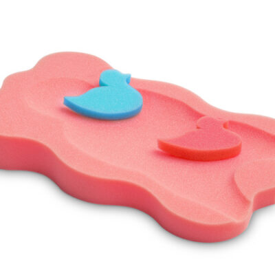 Matračka - huba na kúpanie bábätiek Maxi - ružová