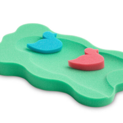 Matračka - huba na kúpanie bábätiek Maxi - zelená