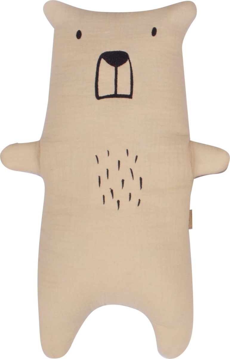 Maznáčik, dekoracia pre bábätká Z&Z Maxi Bear 46 cm, kávová