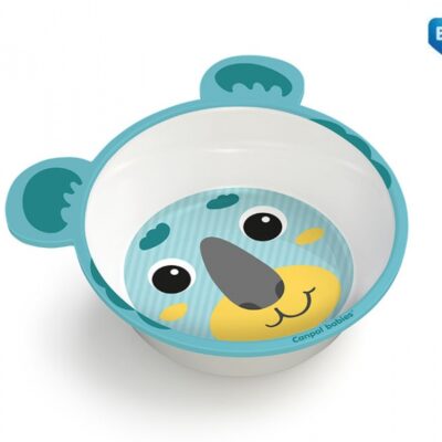 Canpol Babies: Miska s uškami Medvedík (mätová)