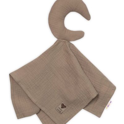 Mušelínový maznáčik Mesiačik (béžový)