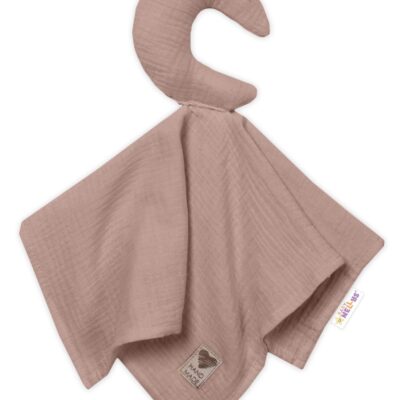 Mušelínový maznáčik Mesiačik (cappuccino)