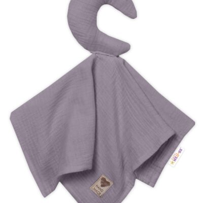 Mušelínový maznáčik Mesiačik (sivý)