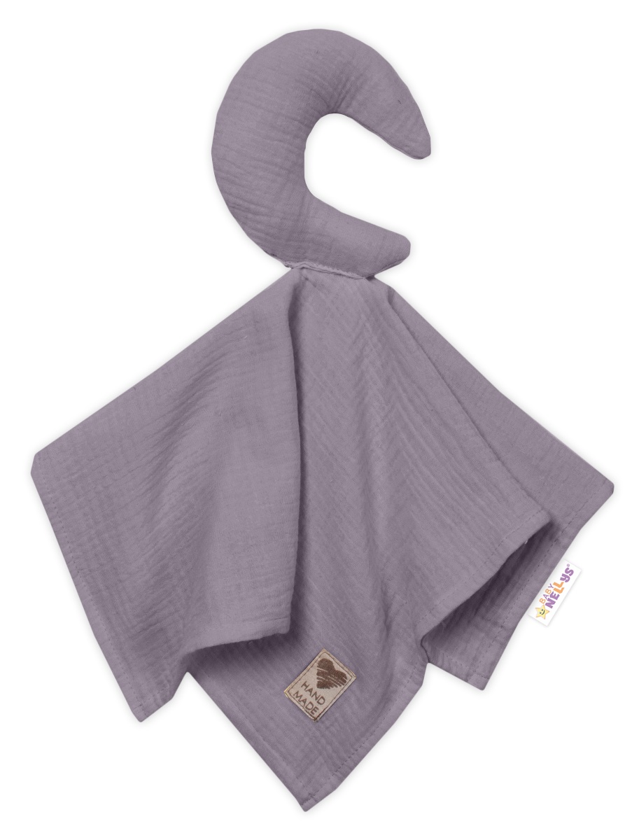 Mušelínový maznáčik Mesiačik (sivý)