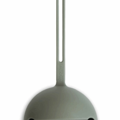 Mushie: Silikónové puzdro na cumlíky (khaki)