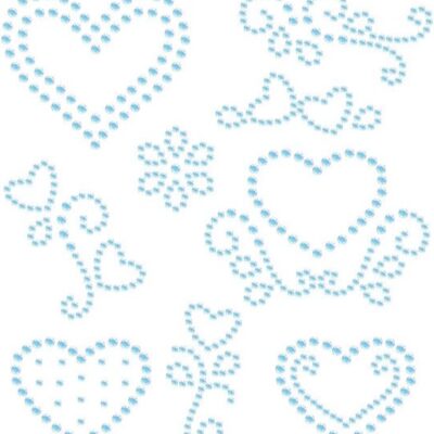 Nažehlovačka so zirkónmi a diamantmi Tulimi - FLOWER