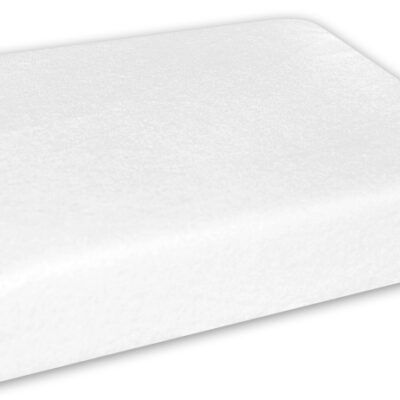 Baby Nellys: Biele nepremokavé prestieradlo (120x60)