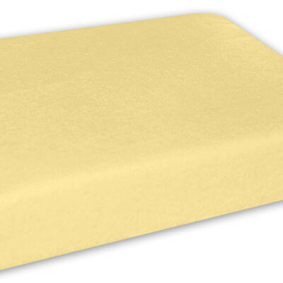 Baby Nellys: Krémovožlté prestieradlo (120x60)