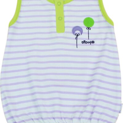 Nicol Triko kr.rukáv vel. 74 - BALONKY, fialové prúžky