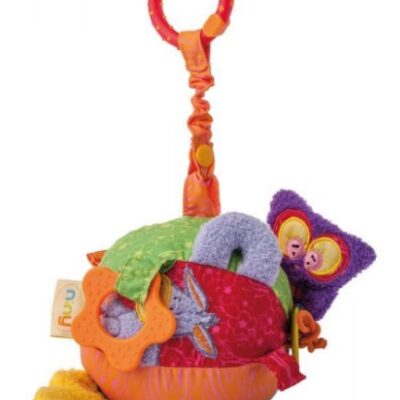 Niny: Závesná plyšová hračka Loptička (hryzátko)