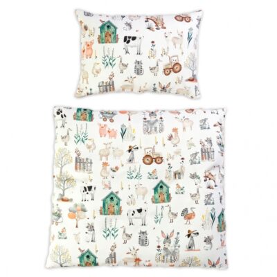 Obliečky do postieľky, 2D sada - Farma