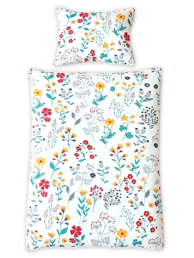 Obliečky do postieľky, 2D sada - Kúzelná lúka, 135x100