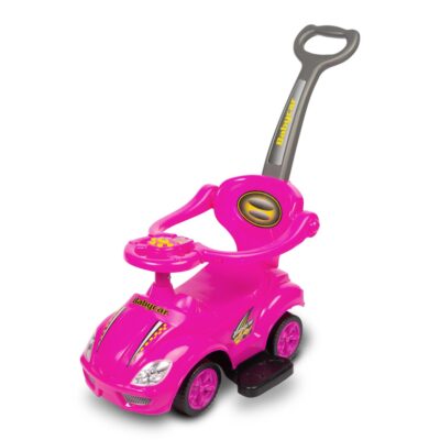 Odrážadlo Race Car 2v1 so zvukom - ružové