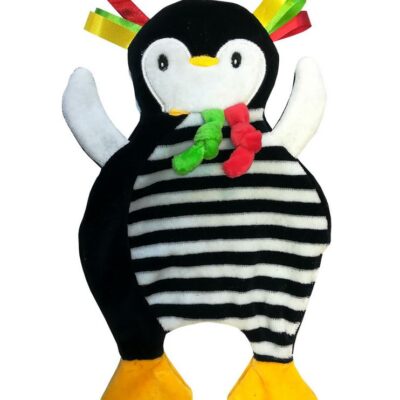 Pinkado: Senzorická šuštiaca hračka Tučniak