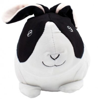 Tulilo: Plyšový králiček 27cm (bielo/čierny)