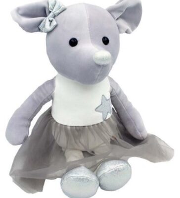 Tulilo: Plyšová myška Lila 33cm (sivá)