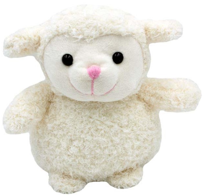 Tulilo: Plyšová veselá ovečka 23cm (biela)