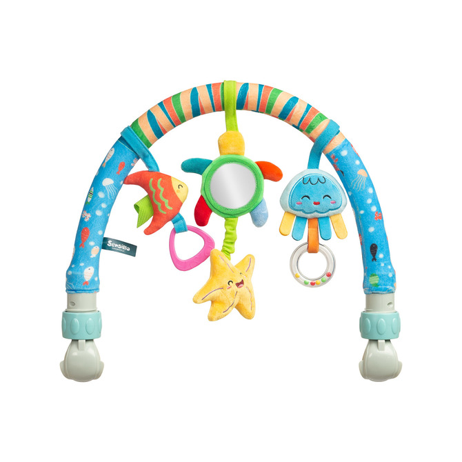 Plyšový oblúk s hračkami - Oceán