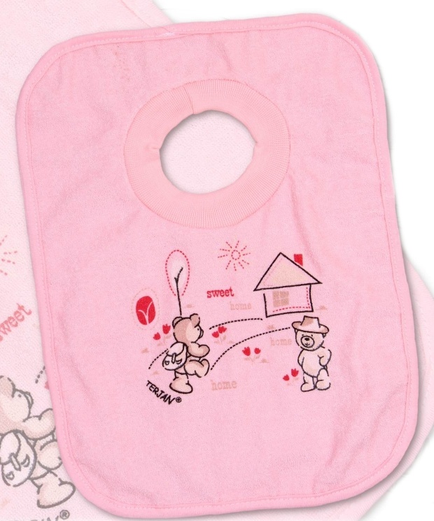 Ružový podbradník so sťahovacím lemom