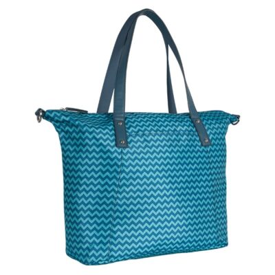 Prebaľovacia taška na kočík: Tyrkysová/Zigzag