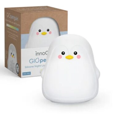 Prenosná silikónová lampička Innogio - Tučniak