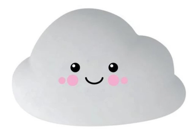 Prenosná silikónová lampička + diaľkový ovládač (Cloud)