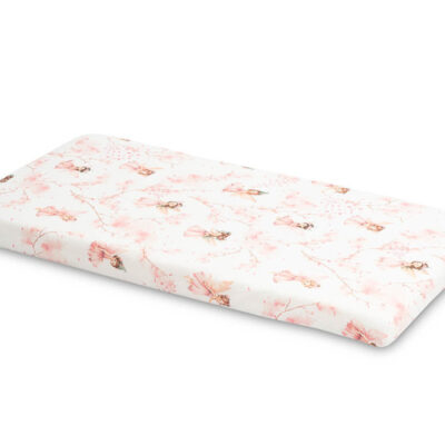 Prestieradlo do postieľky 60x120, Víla Ema, ružová, biela