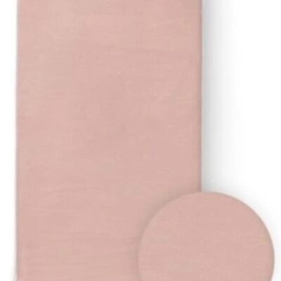 Prestieradlo do postieľky, bavlna, ružové, 120 x 60 cm