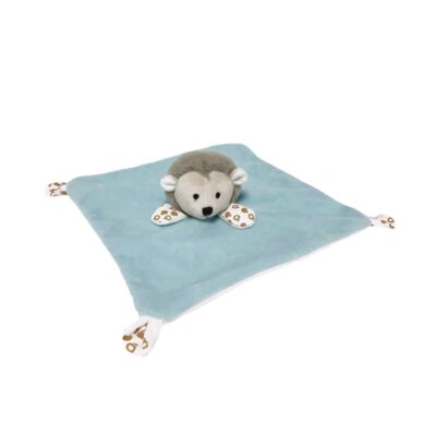 Prítulníček, maznáčik Ježko - modrý, šedý