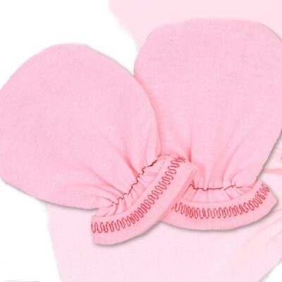 Terjan: Ružové bavlnené rukavičky (vel. 2)