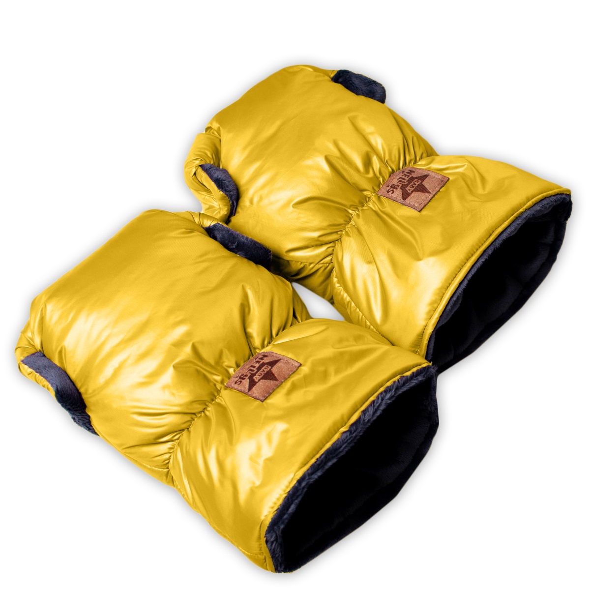 Baby Nellys: Rukávnik DUO ku kočíku (horčicový)