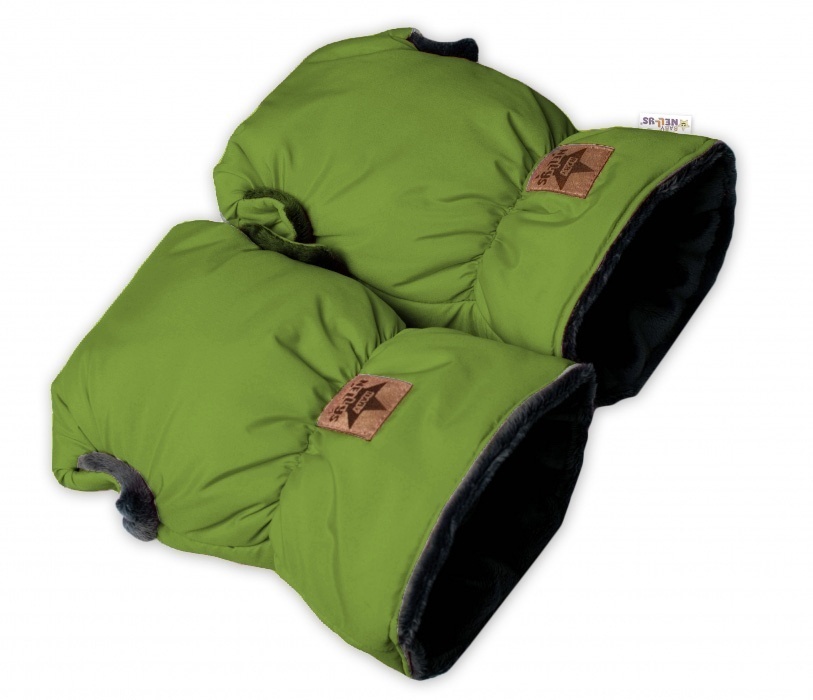 Baby Nellys: Rukávnik DUO ku kočíku (olivový)