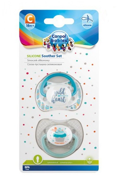 Canpol Babies: Cumlíky 6-18m Wild heart/Cupcake