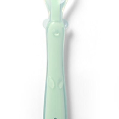 Silikónová lyžička mäkká, flexibilná - mätová