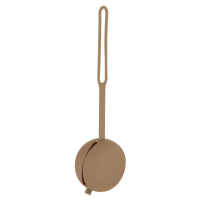 Silikónové puzdro na cumlík, hnedékvetinky