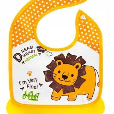 Silikónový podbradník Lev (žltý)