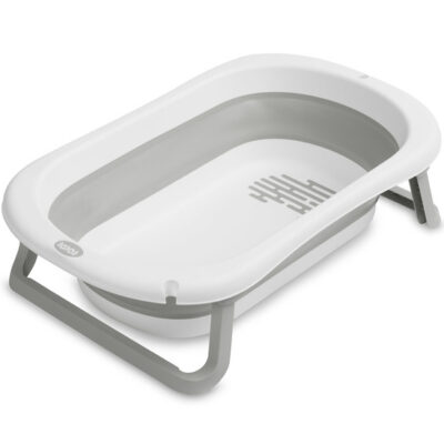 Skladacia vanička Foldi - šedá, biela