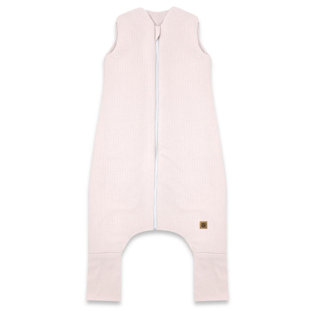 Spací vak so zahrnovacími nohavičkami, Soft Hand Made, prúžok, ružový, veľ. S